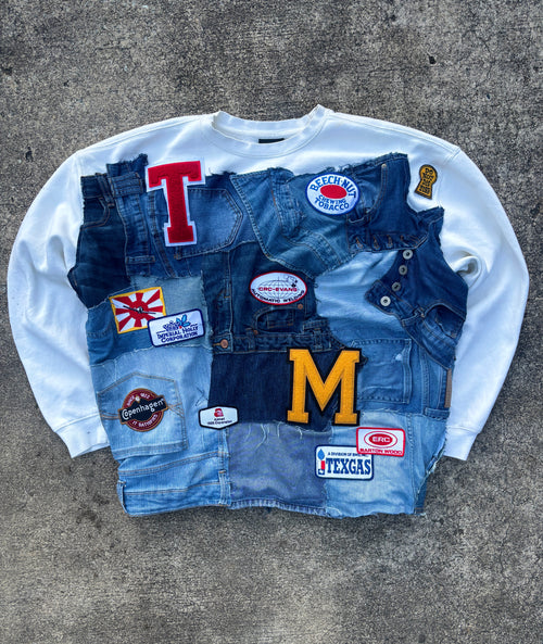 1/1  TM varsity patchwork garment  image 0