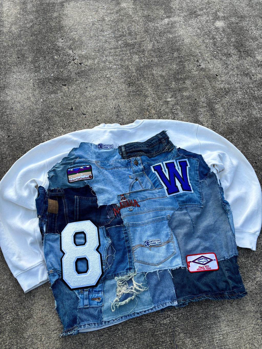 1/1  TM varsity patchwork garment  image 4