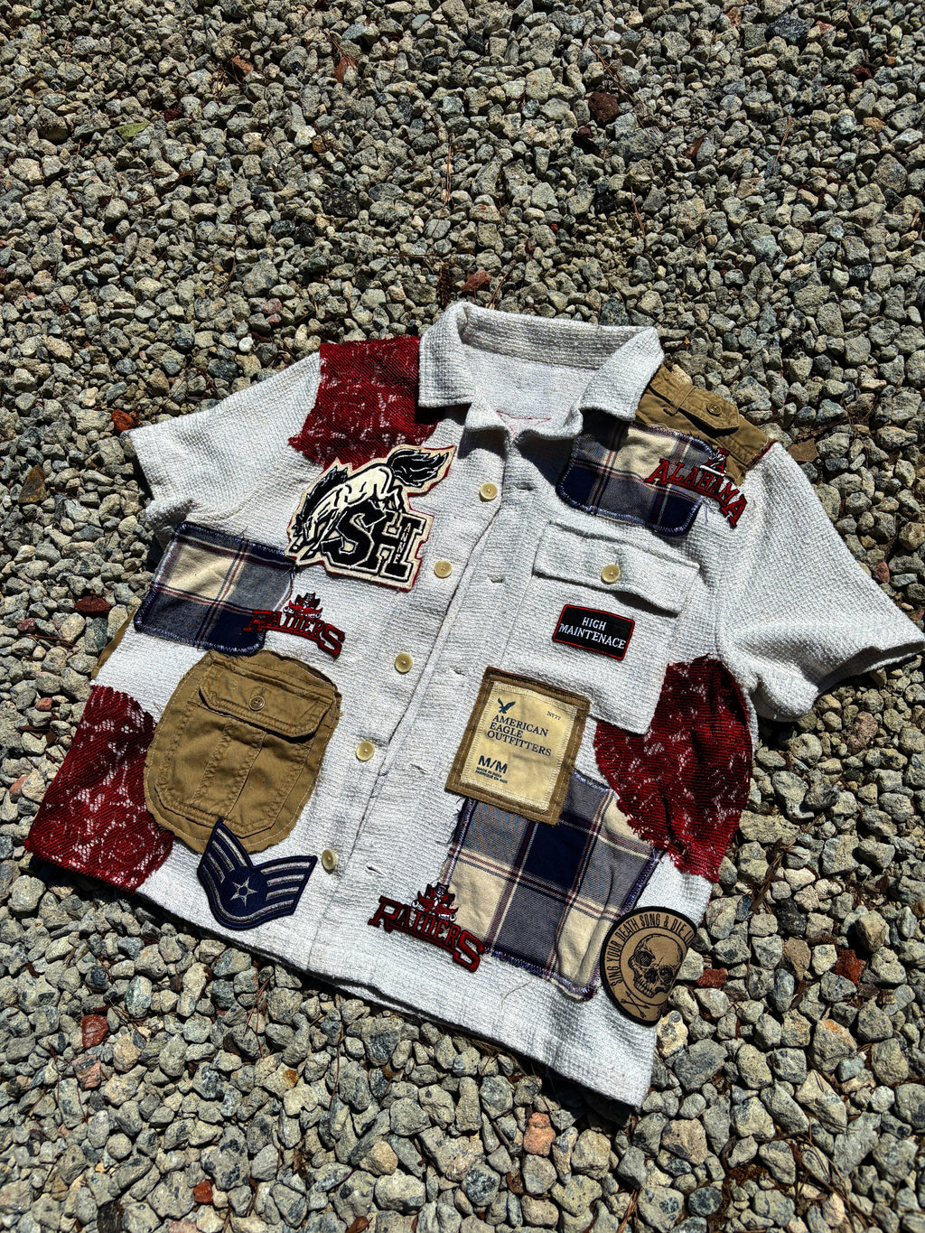 1/1 Dead Romance button up shirt