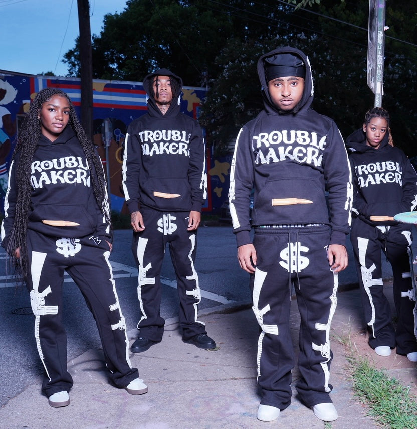 TROUBLE MAKER FLARED SWEATS