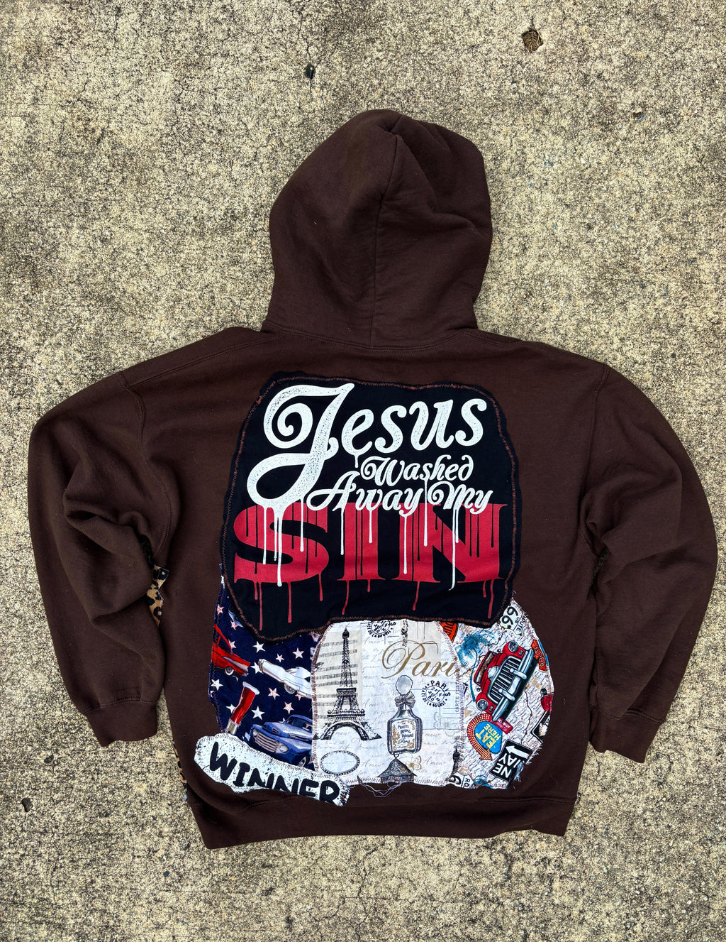 Jesus Washed Away My Sin hoodie image 1