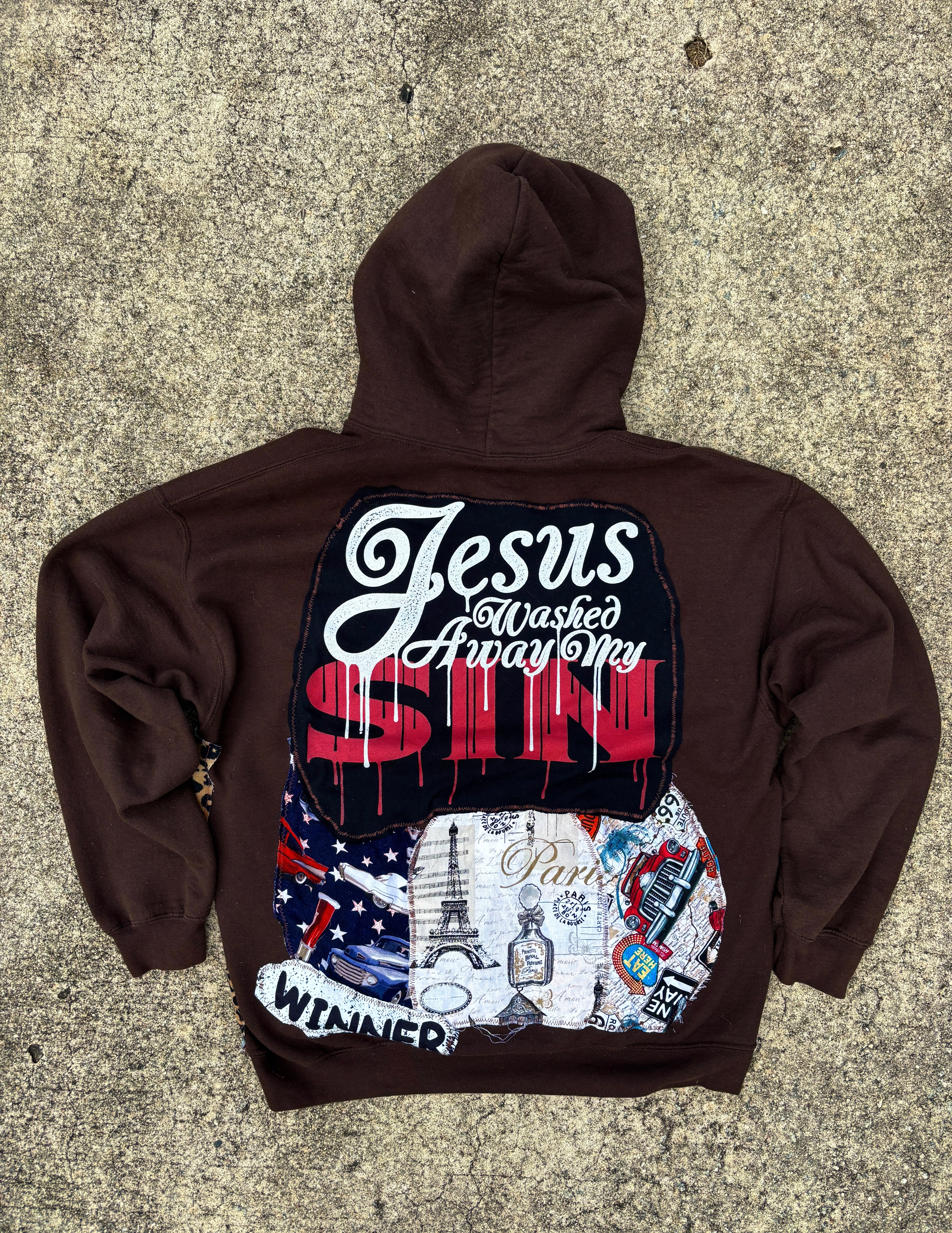 Jesus Washed Away My Sin hoodie image 1