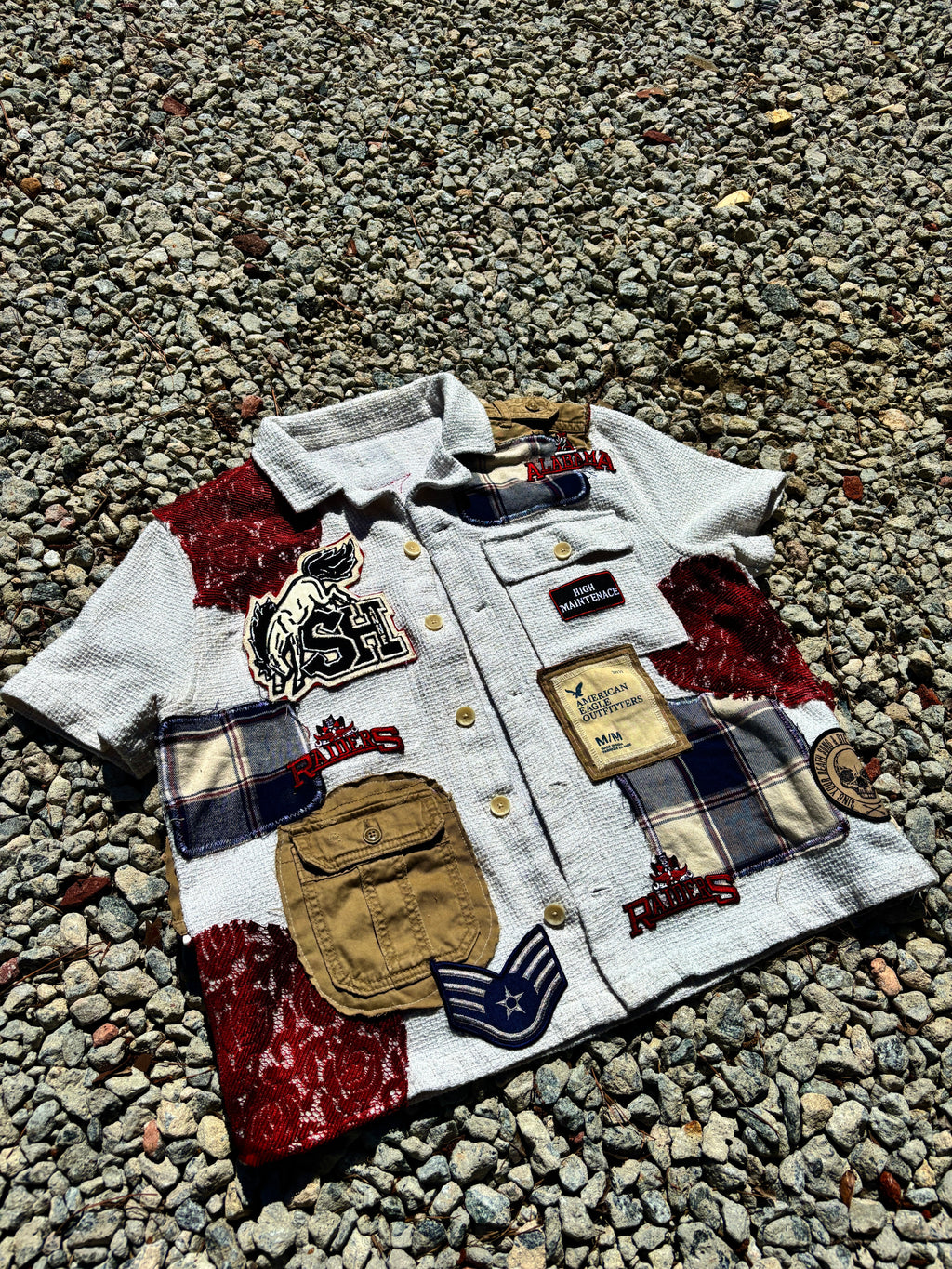 1/1 Dead Romance button up shirt