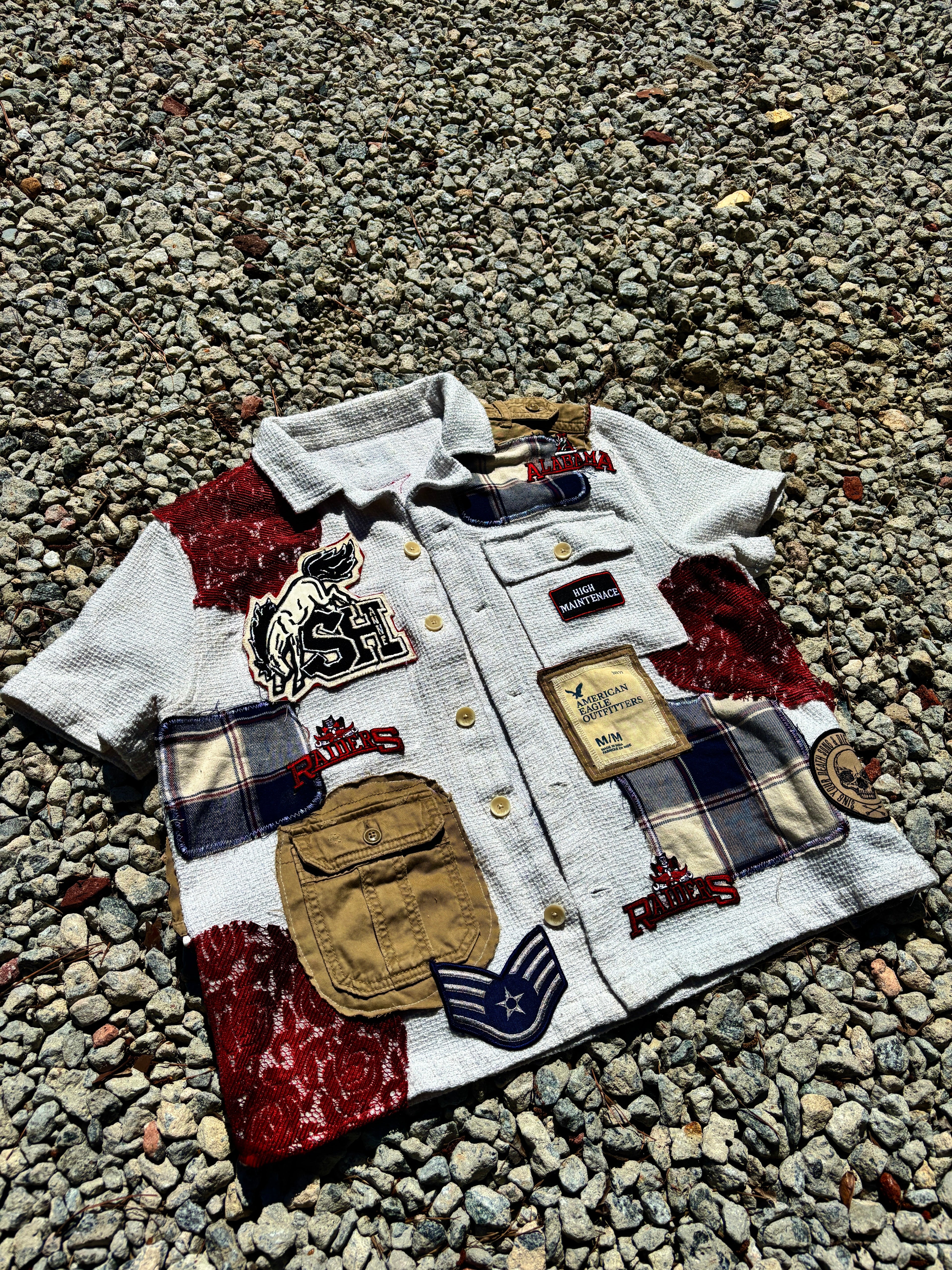 1/1 Dead Romance button up shirt