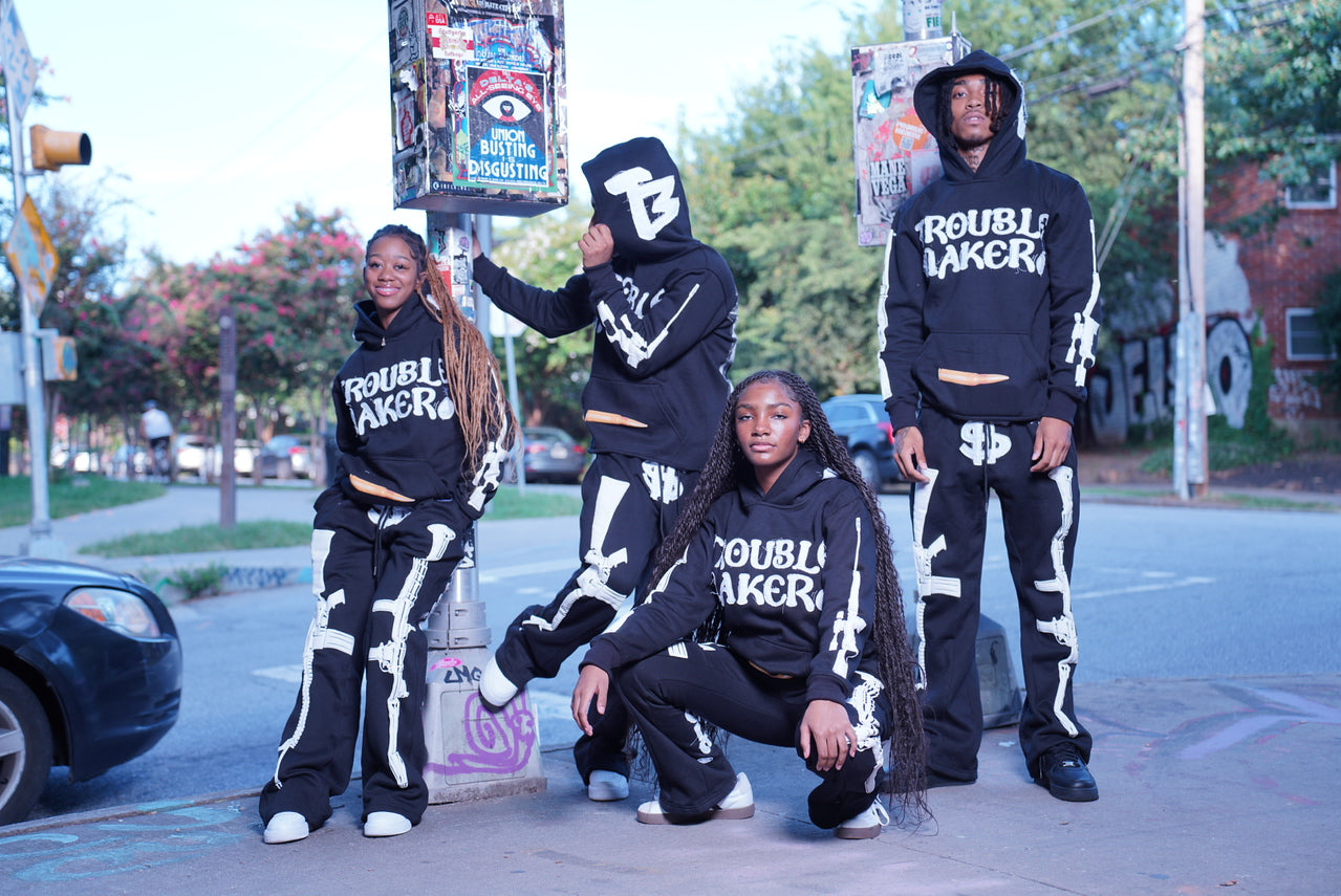 TROUBLE MAKER FLARED SWEATS