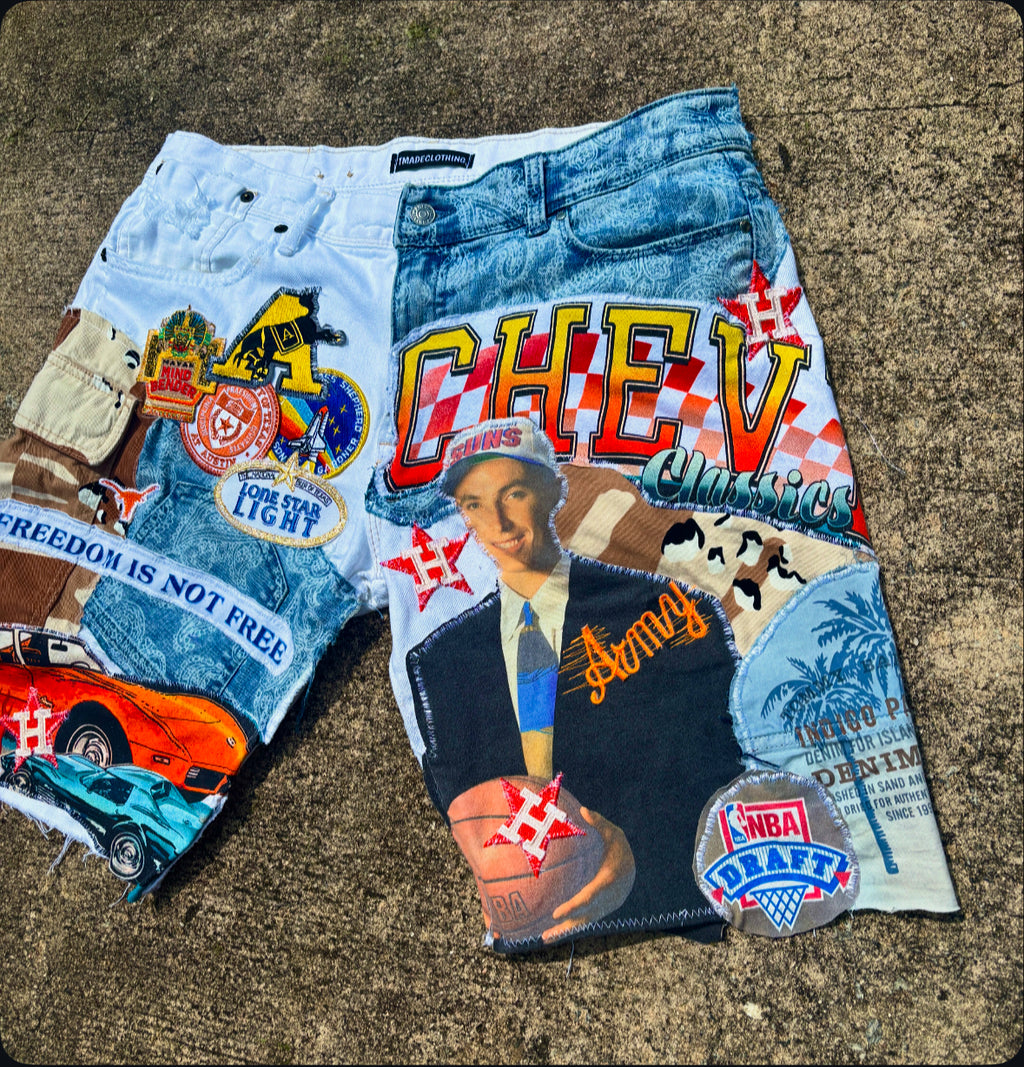 1/1 Freedom Is Not Free Denim shorts (34)