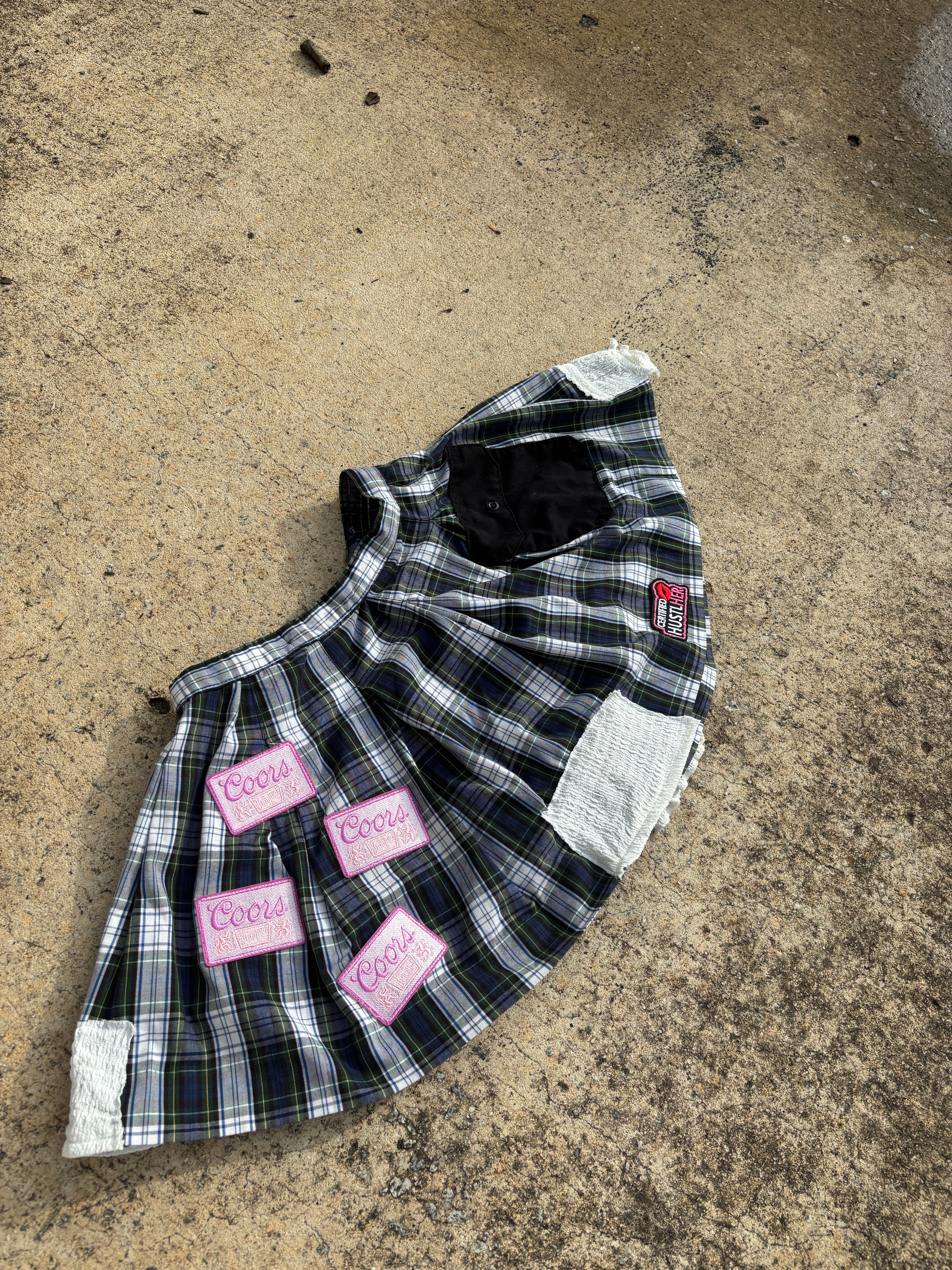 1/1 ROCK Plaid Skirt  (S) image 1