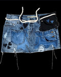 1/1 MINI JEAN CHAIN SKIRT (S)