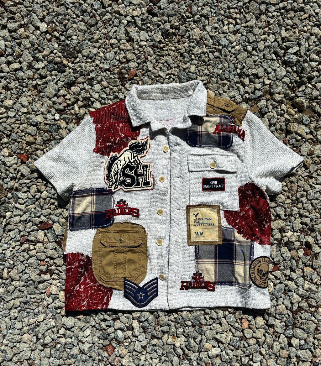 1/1 Dead Romance button up shirt