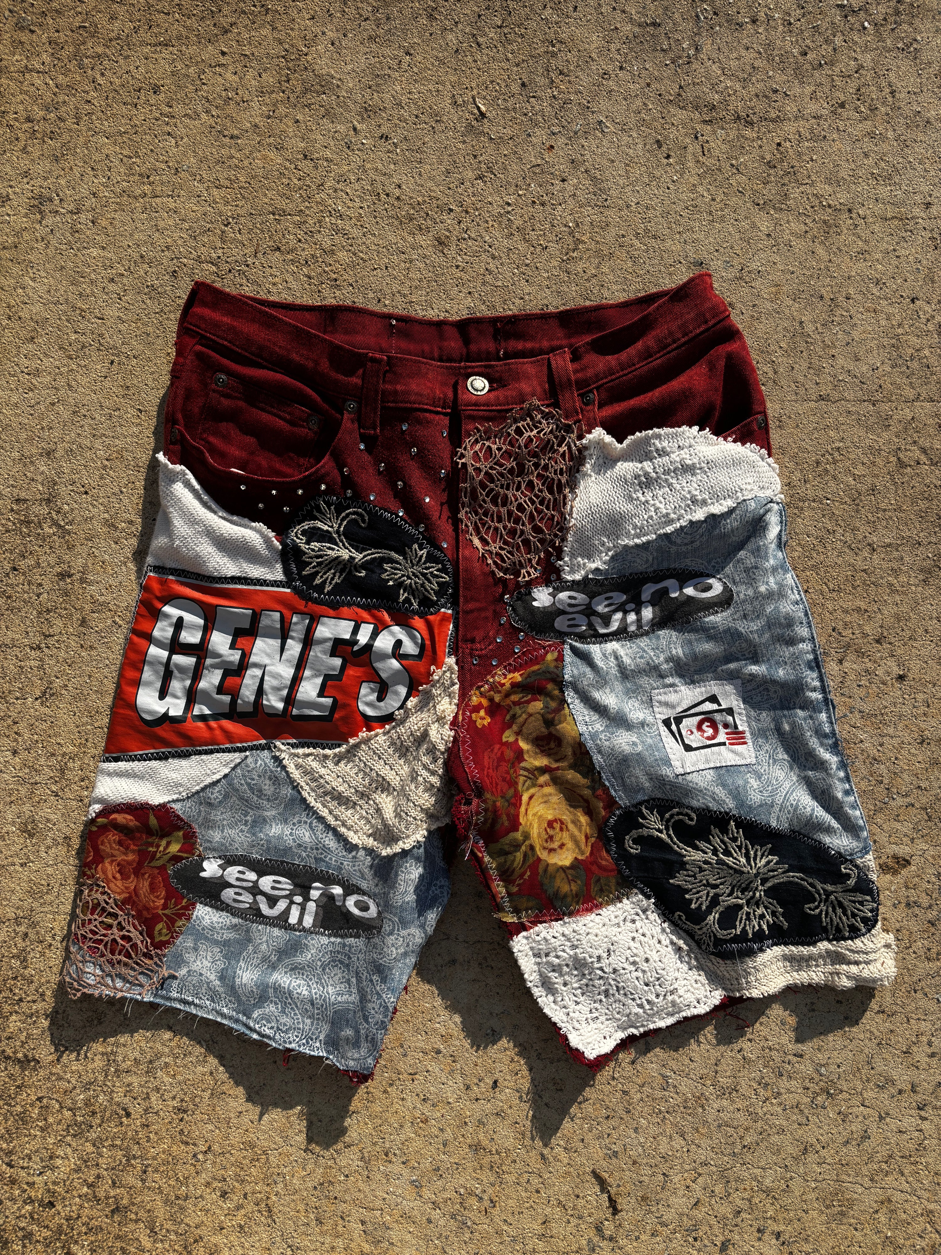 1/1 See No Evil  denim shorts (32) image 0