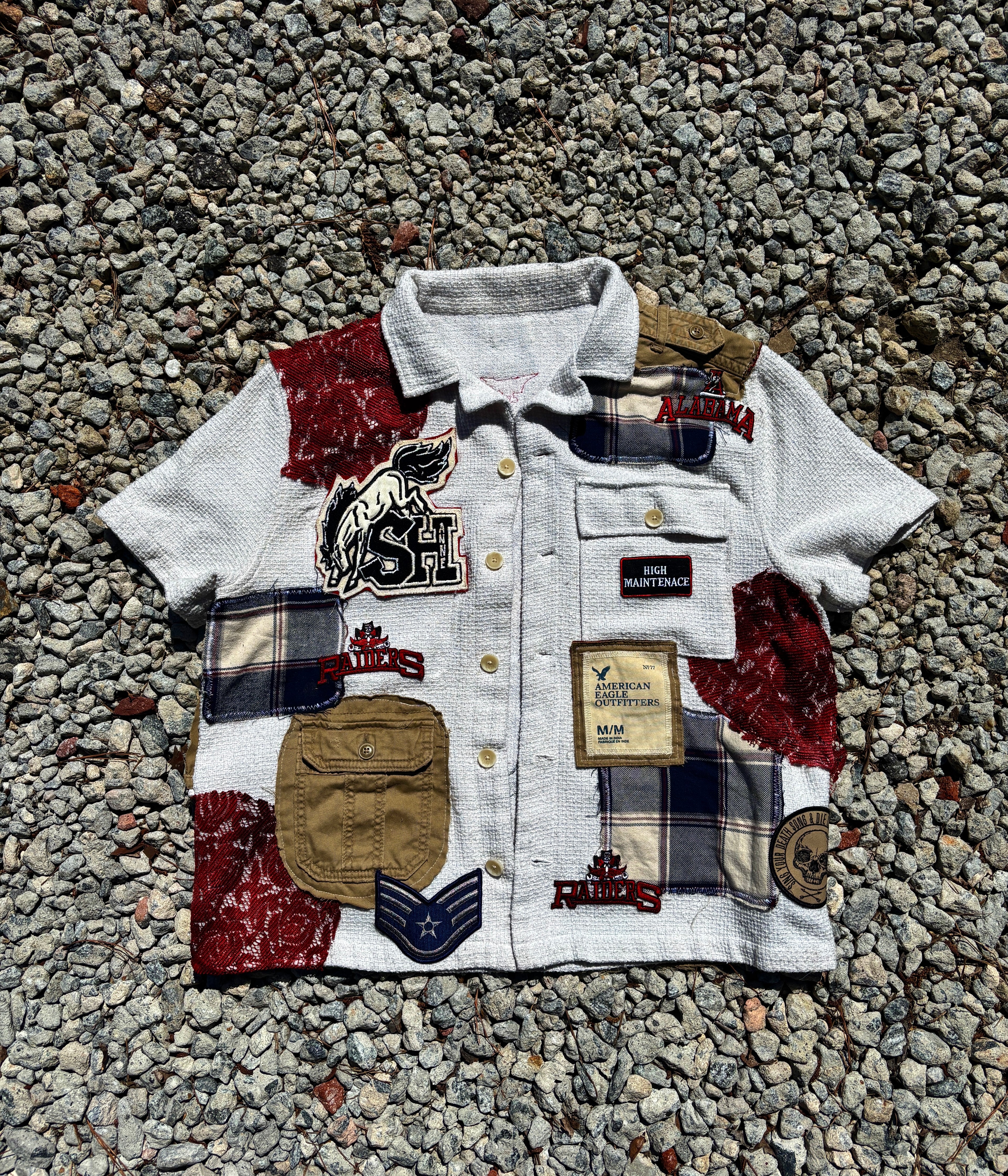 1/1 Dead Romance button up shirt