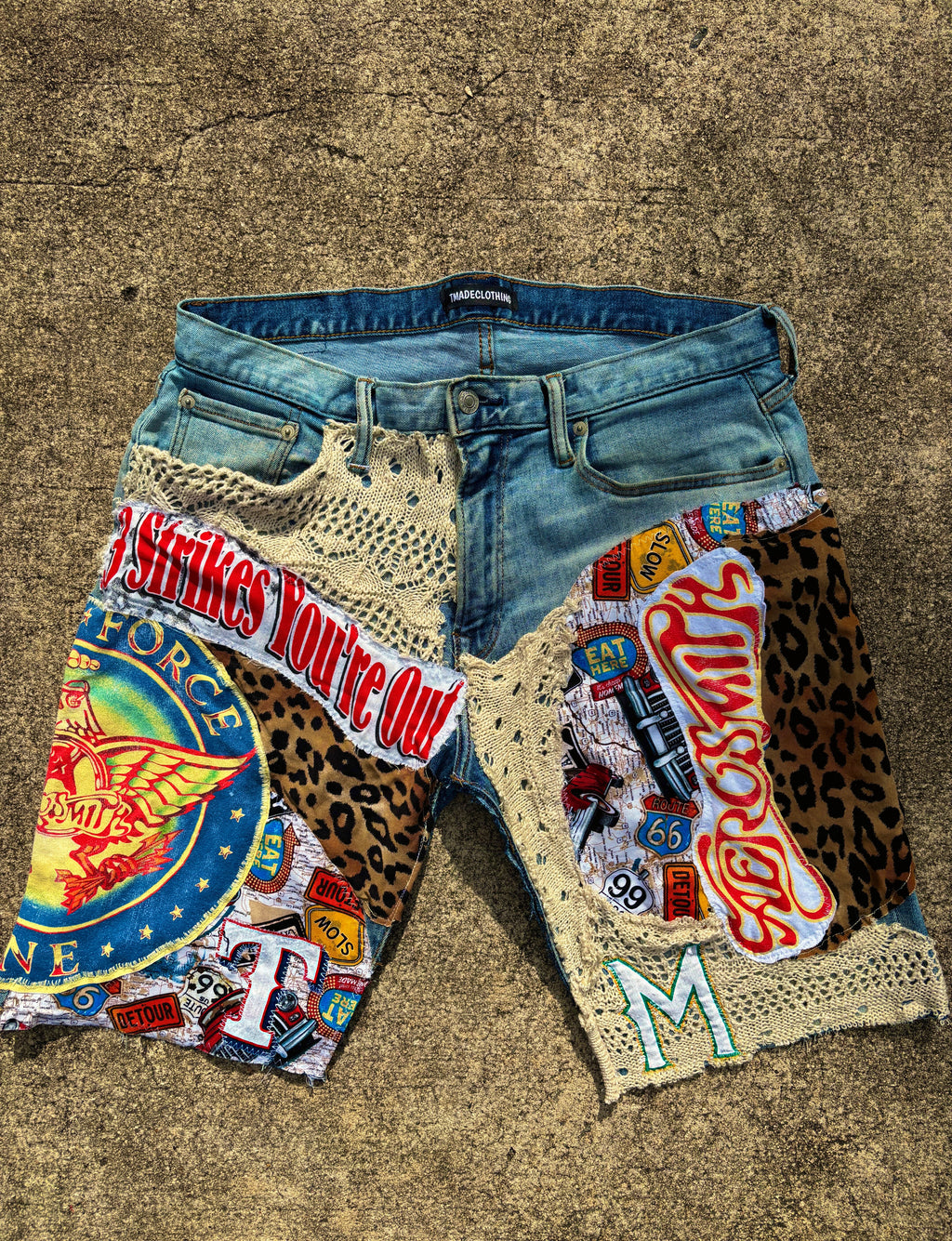 1/1 3 Strikes jean shorts (33) image 0