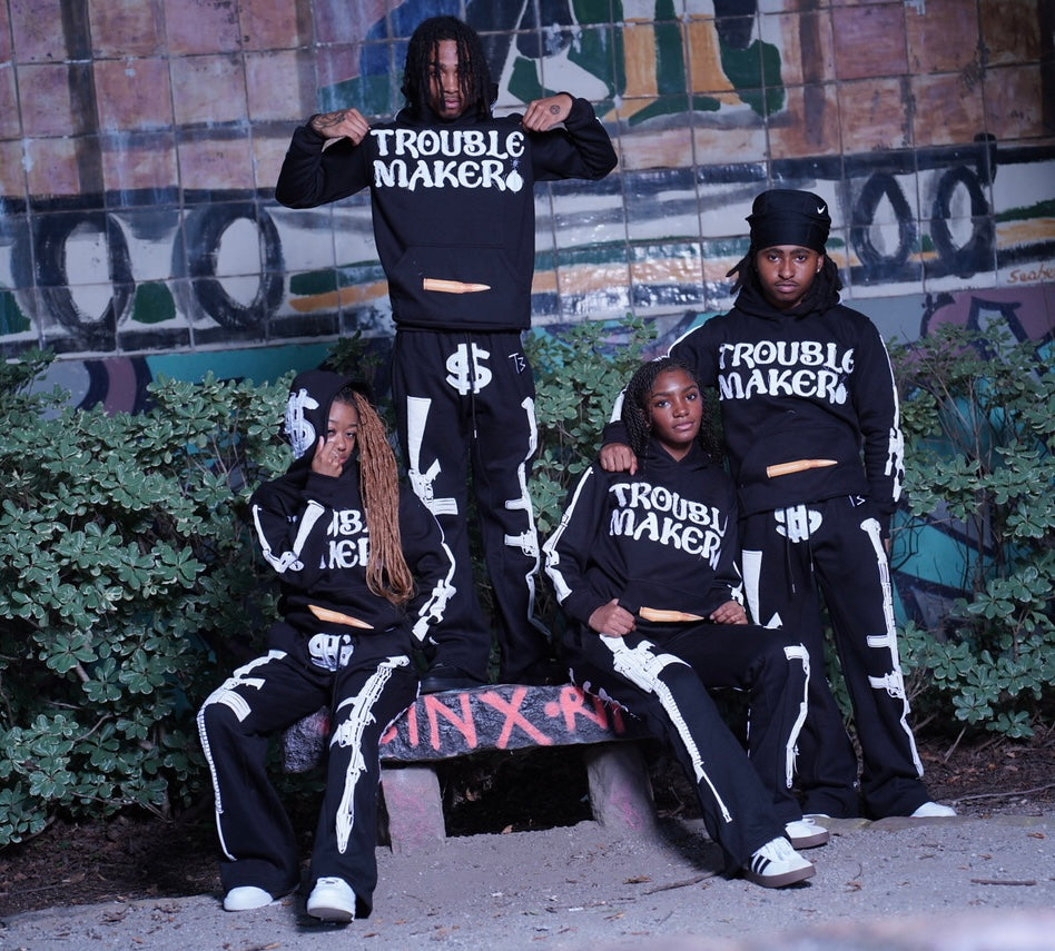 TROUBLE MAKER FLARED SWEATS